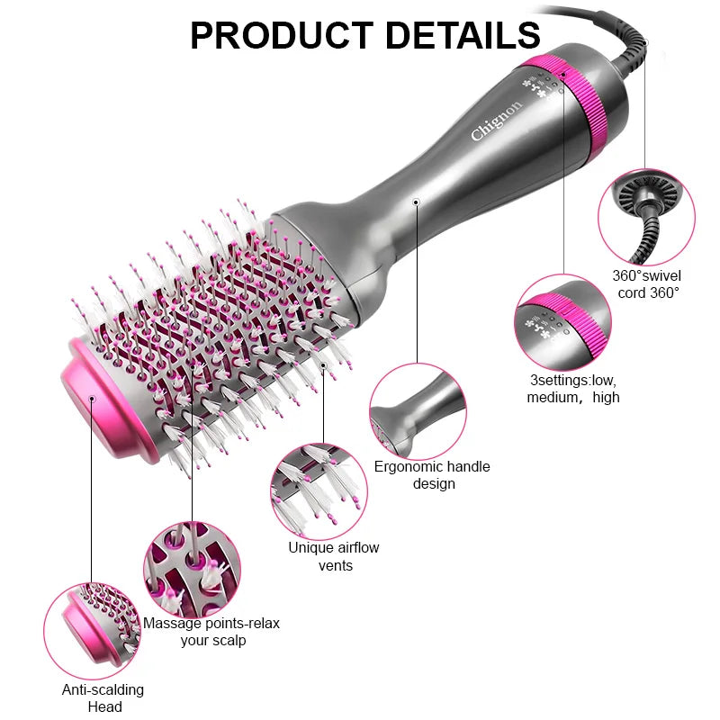 One-Step Hair Dryer &amp;amp; Volumizer Brush