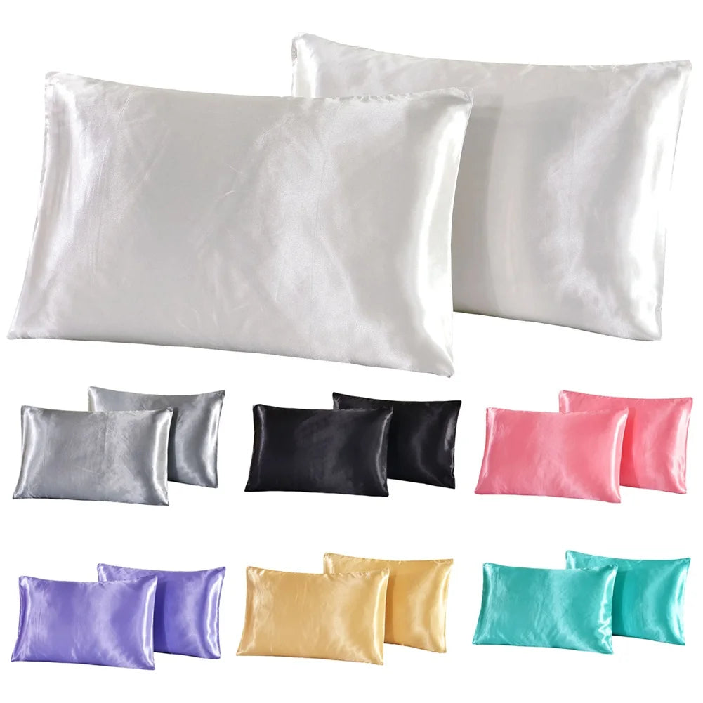 Luxurious Queen Satin Silk Pillowcase