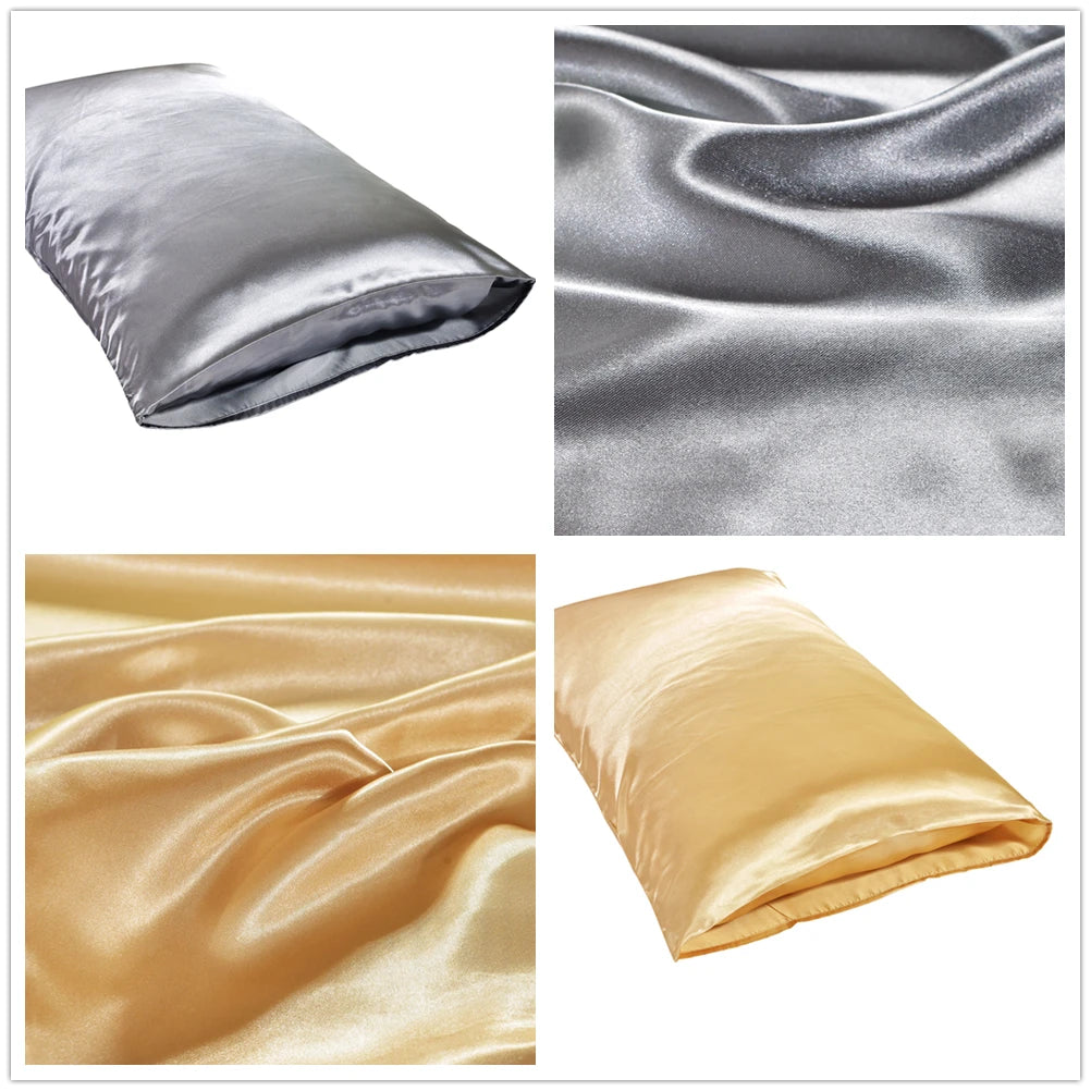 Luxurious Queen Satin Silk Pillowcase