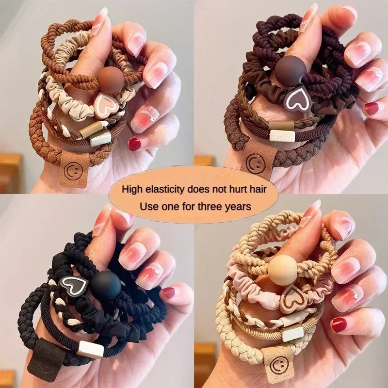 Elegant High-Elasticity Rubber Bands for Women