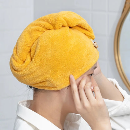 Premium Microfiber Hair Towel Wrap