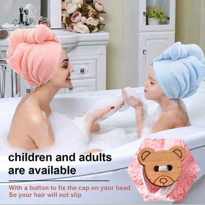 Premium Microfiber Hair Towel Wrap