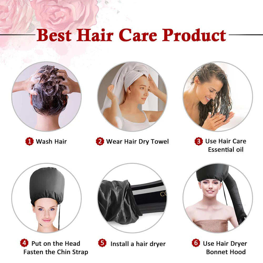 Portable Soft Hair Dryer Bonnet Hood