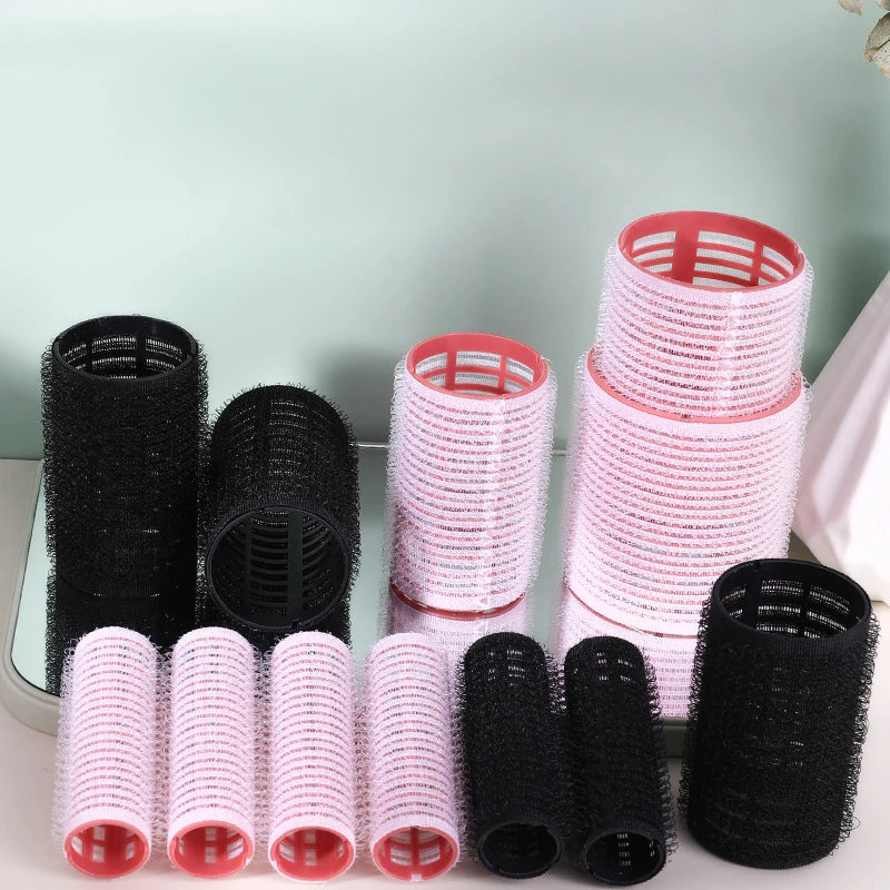 6pcs Self-Grip Heatless Hair Rollers