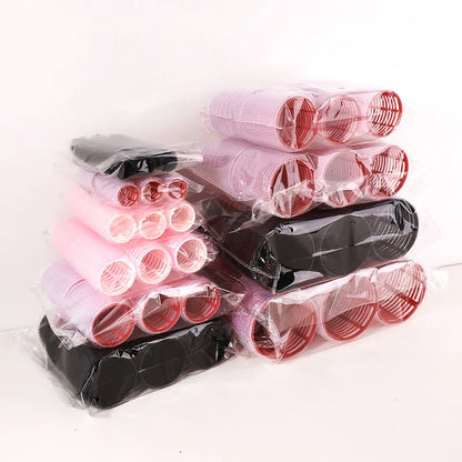 6pcs Self-Grip Heatless Hair Rollers