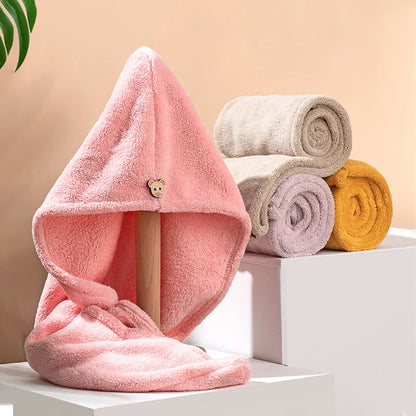 Premium Microfiber Hair Towel Wrap