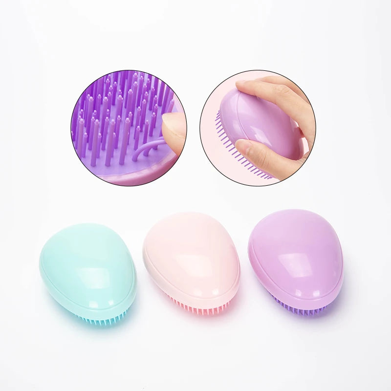 Mini Egg Shaped Hairbrush