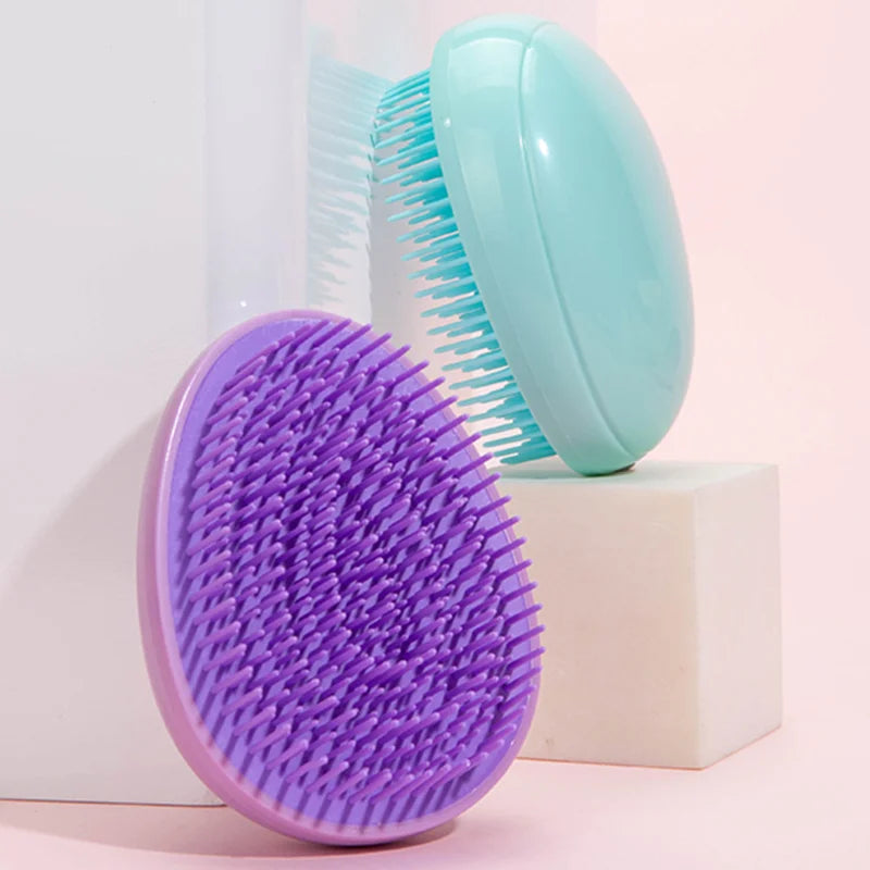 Mini Egg Shaped Hairbrush