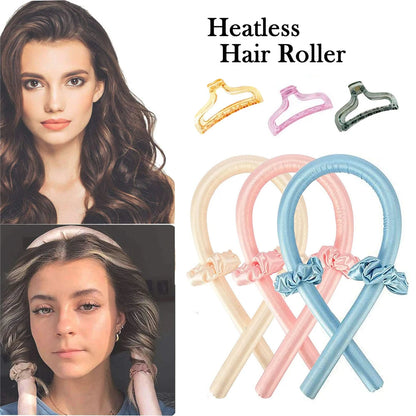 Heatless Silk Curling Rods for Effortless Waves