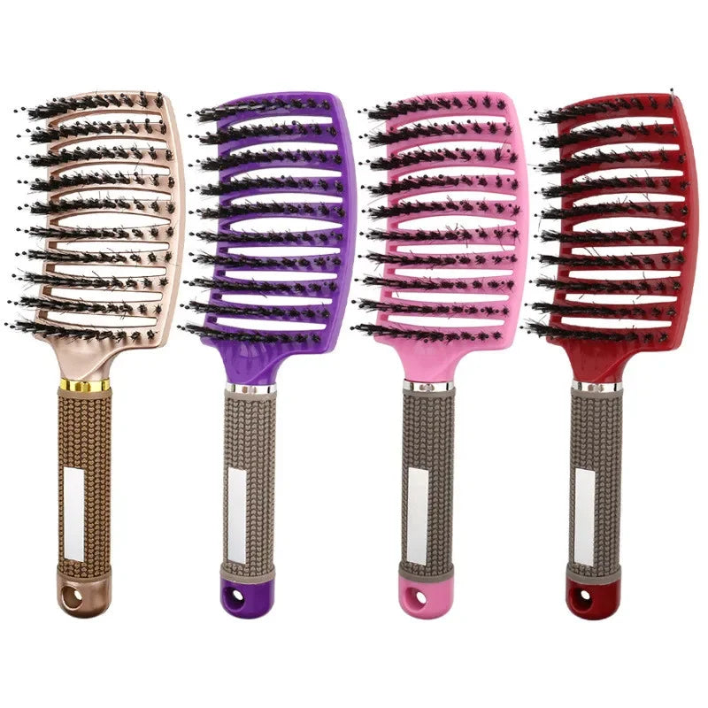 Detangling Hairbrush with Scalp Massage Bristles